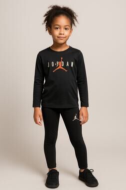 Jordan Jumpman Black Performance Leggings Girls Small 8–10 YRS